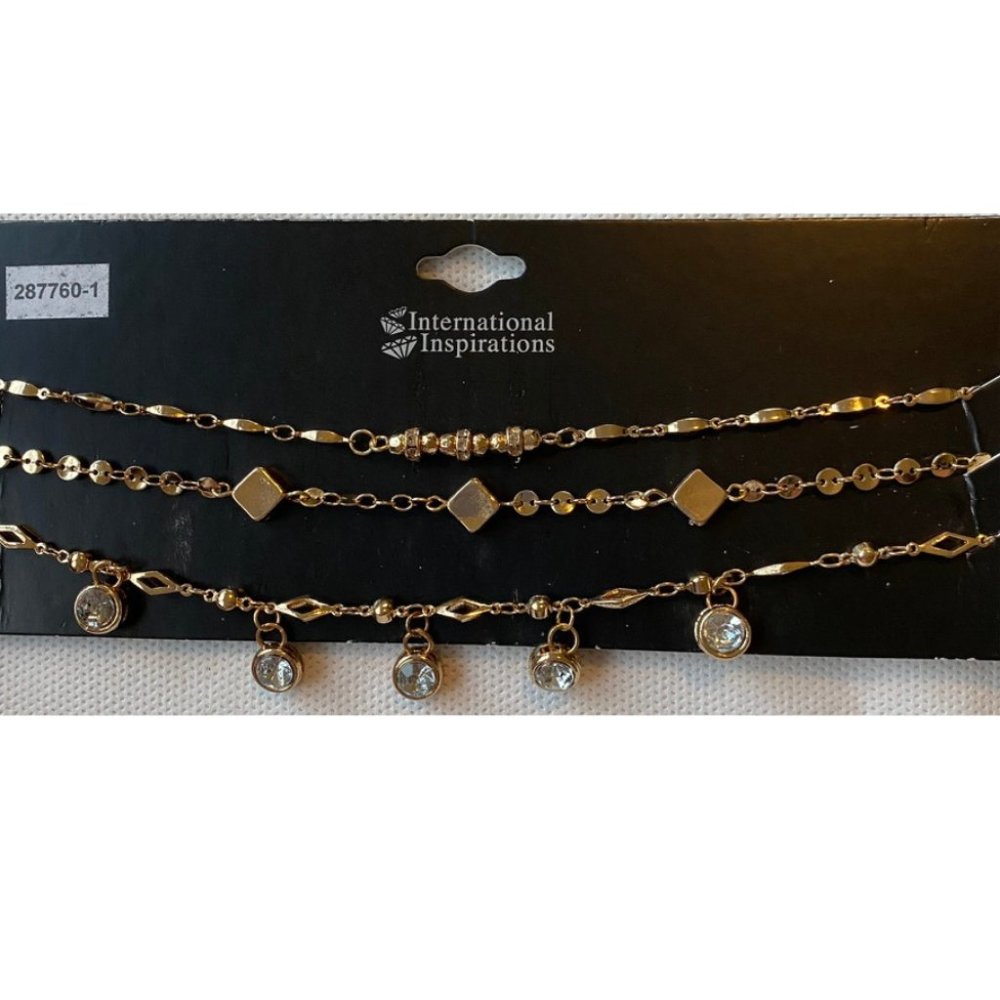 International Inspirations Set of 3 Chokers